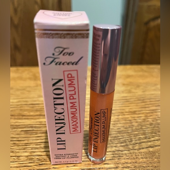 Too Faced Other - TOO FACED LIP INJECTION MAXIMUM LIP PLUMPER IN COTTON CANDY KISSES  NWT!